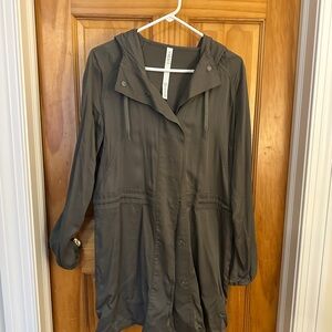 lululemon athletica Dark Green Utility Jacket sz 8